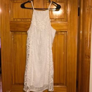 Francescas’s white lace dress